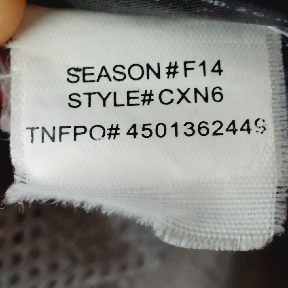 The North Face Blue White Hooded Rain Jacket P2502 - Picture 9 of 10